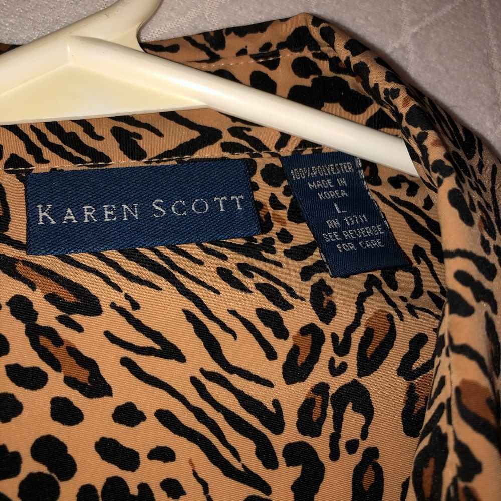 Women’s animal print blouse - Picture 3 of 4
